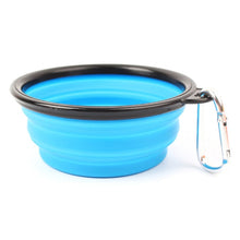 Load image into Gallery viewer, Aollapsible Pet Silicone Bowl Portable Outdoor Camping Travel Folding Dog Bowl Water Bowl Kettle Pet Dog Food Bowl

