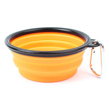 Load image into Gallery viewer, Aollapsible Pet Silicone Bowl Portable Outdoor Camping Travel Folding Dog Bowl Water Bowl Kettle Pet Dog Food Bowl
