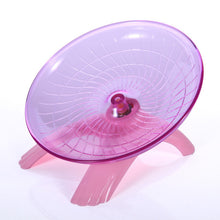 Load image into Gallery viewer, Pet Exercise Wheel Mouse Disc Pet Sport Hamster Plastic Running Jogging wheel Funny Flying Saucer pink Blue Color
